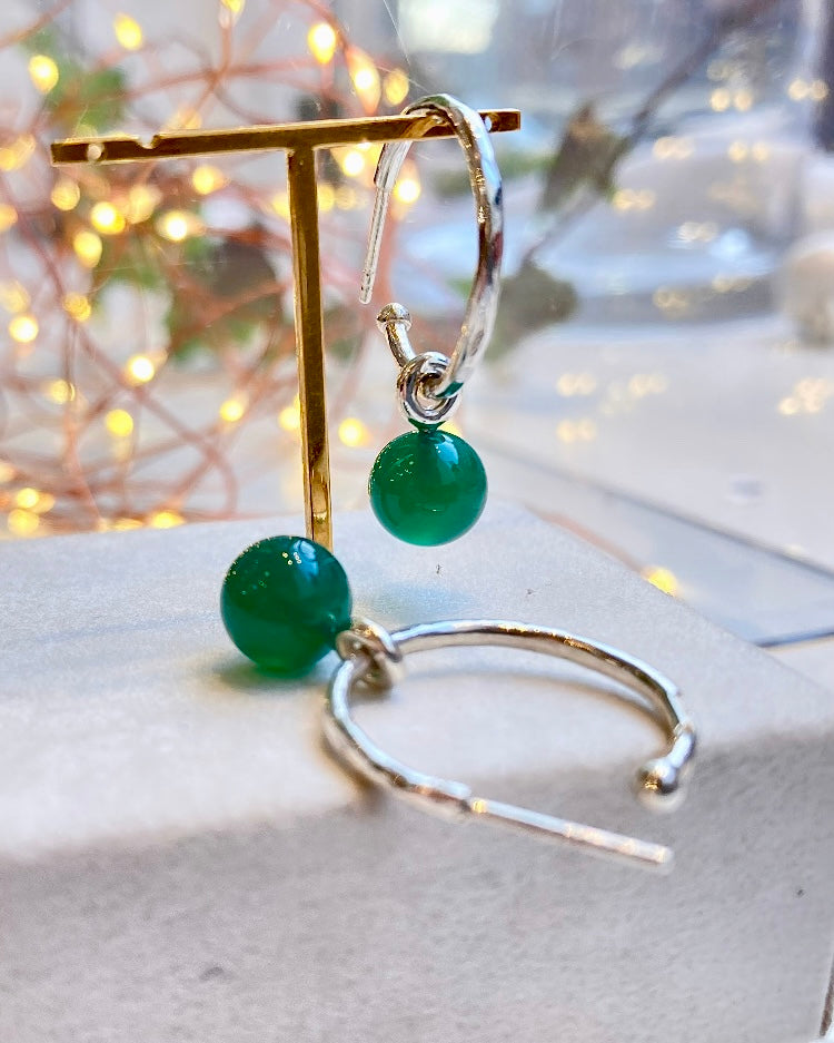 Nerthus silverörhängen