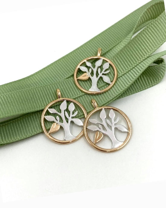 Livets Träd i silver med kedja