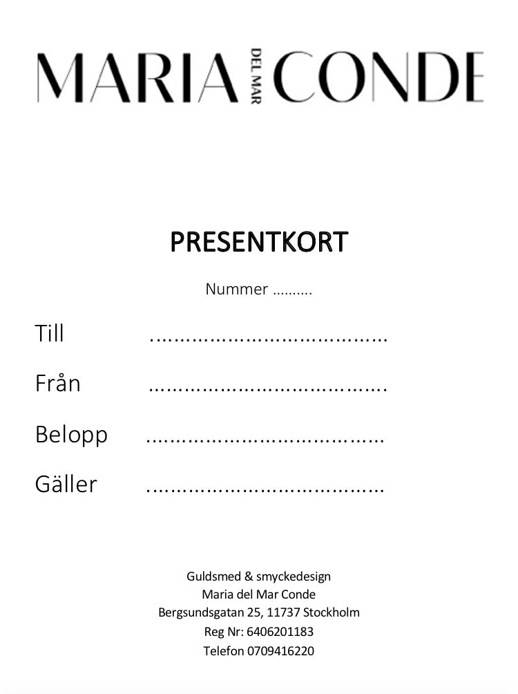 Presentkort