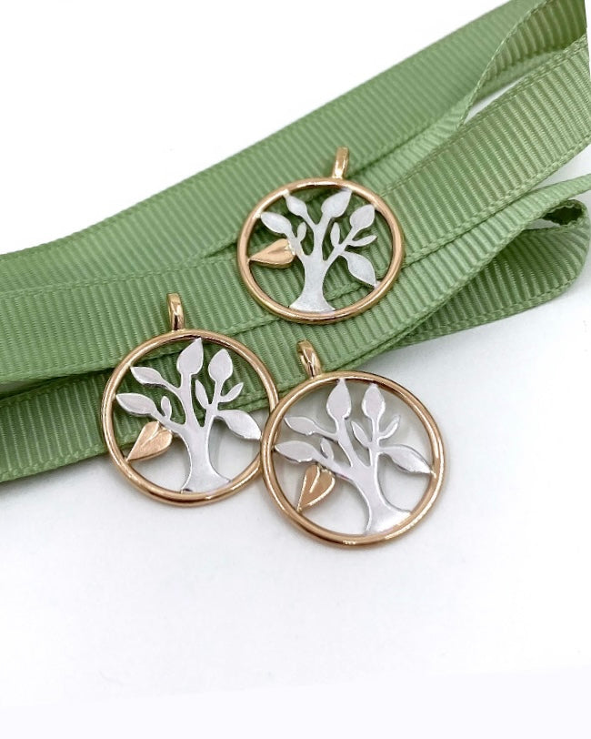 Livets Träd mix silver och guld